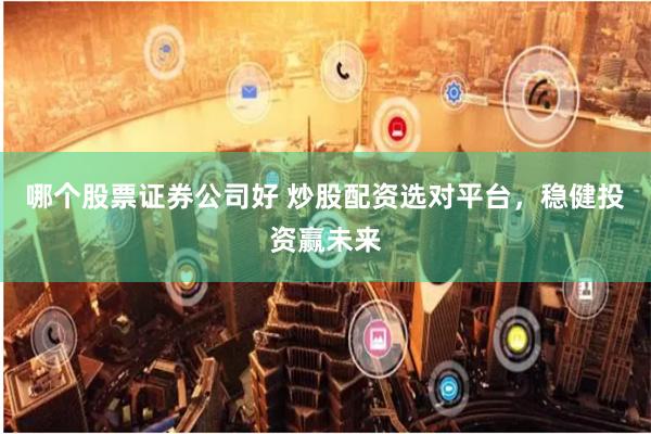 哪个股票证券公司好 炒股配资选对平台，稳健投资赢未来